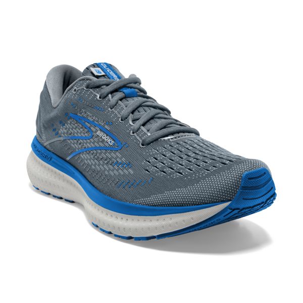 Brooks Glycerin 19 Yol Koşu Ayakkabısı Erkek Gri Mavi Beyaz | Turkey-781260