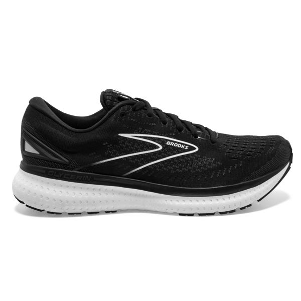 Brooks Glycerin 19 Yol Koşu Ayakkabısı Kadın Siyah Beyaz | Turkey-298054