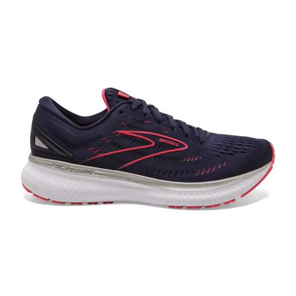 Brooks Glycerin 19 Yol Koşu Ayakkabısı Kadın Lacivert Pembe Beyaz | Turkey-602784