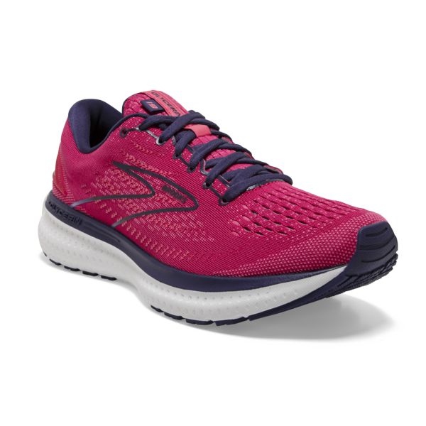 Brooks Glycerin 19 Yol Koşu Ayakkabısı Kadın Kırmızı Mor Beyaz | Turkey-723496