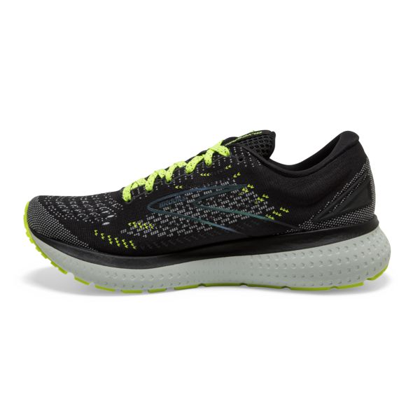 Brooks Glycerin 19 Yol Koşu Ayakkabısı Kadın Siyah Sarı Gri | Turkey-796023