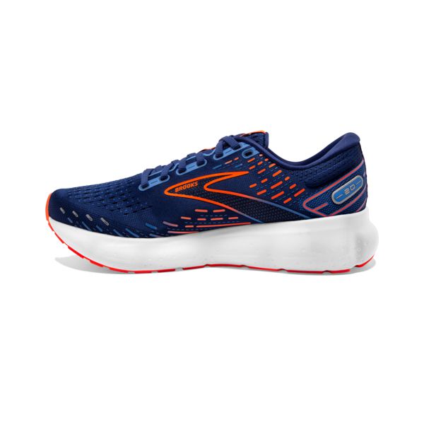 Brooks Glycerin 20 Yol Koşu Ayakkabısı Erkek Mavi Turuncu Beyaz | Turkey-138420