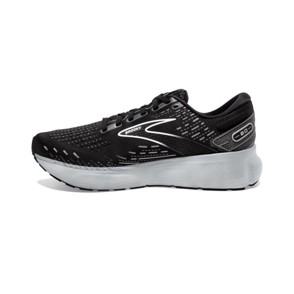 Brooks Glycerin 20 Yol Koşu Ayakkabısı Erkek Siyah Beyaz Gri | Turkey-410697