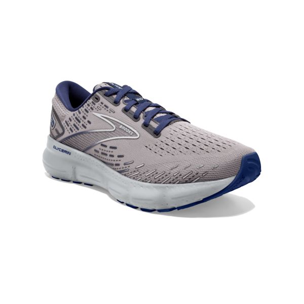 Brooks Glycerin 20 Yol Koşu Ayakkabısı Erkek Gri Mavi | Turkey-486107