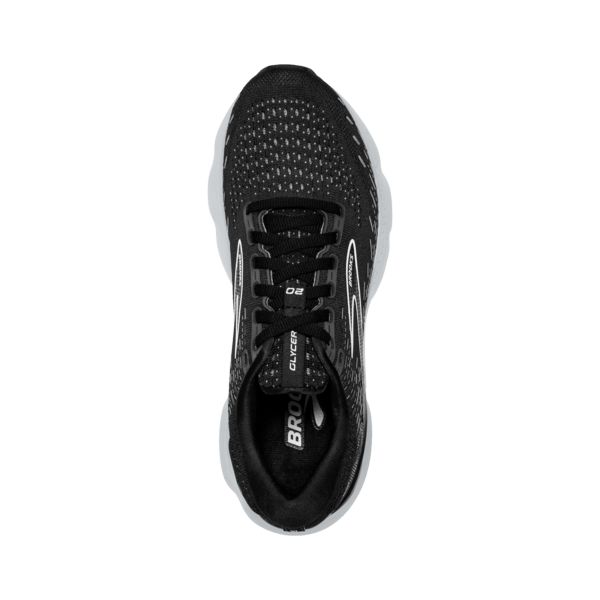 Brooks Glycerin 20 Yol Koşu Ayakkabısı Kadın Siyah Beyaz Gri | Turkey-651742