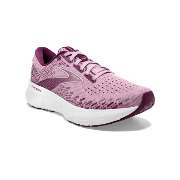 Brooks Glycerin 20 Yol Koşu Ayakkabısı Kadın Pembe Beyaz | Turkey-928305