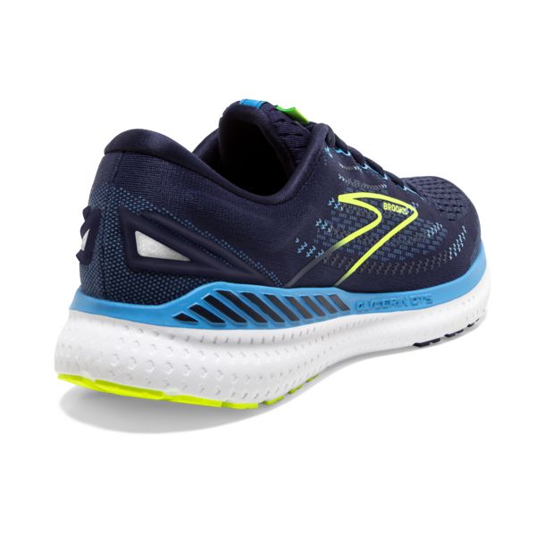 Brooks Glycerin GTS 19 Yol Koşu Ayakkabısı Erkek Lacivert Mavi Sarı | Turkey-138259