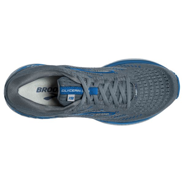 Brooks Glycerin GTS 19 Yol Koşu Ayakkabısı Erkek Gri Mavi Beyaz | Turkey-27156