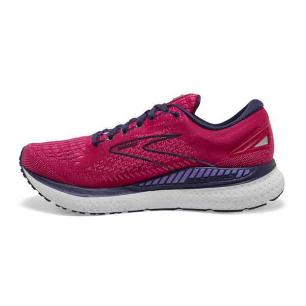 Brooks Glycerin GTS 19 Yol Koşu Ayakkabısı Kadın Kırmızı Mor Beyaz | Turkey-356470