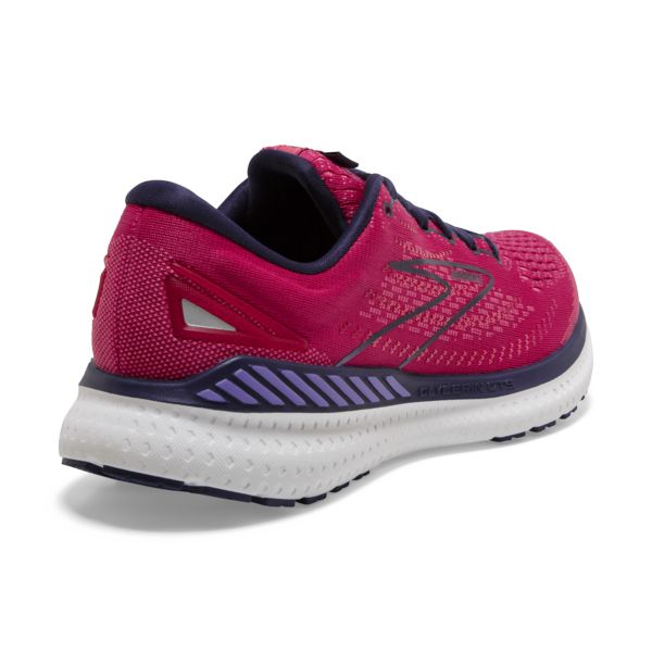 Brooks Glycerin GTS 19 Yol Koşu Ayakkabısı Kadın Kırmızı Mor Beyaz | Turkey-356470