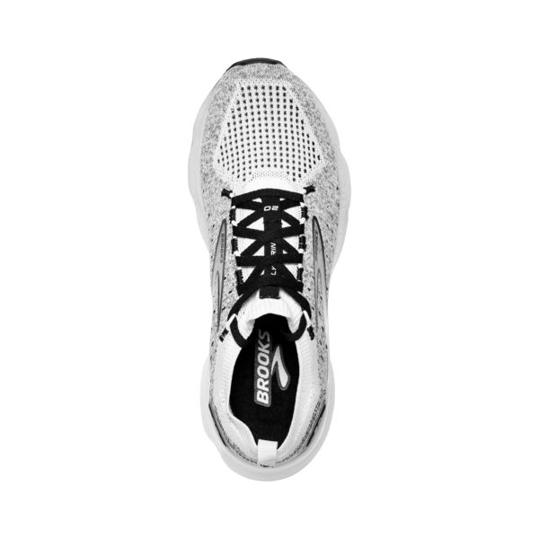 Brooks Glycerin StealthFit 20 Yol Koşu Ayakkabısı Erkek Beyaz Gri Siyah | Turkey-25196