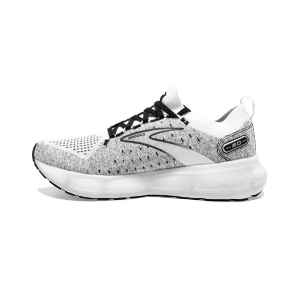 Brooks Glycerin StealthFit 20 Yol Koşu Ayakkabısı Erkek Beyaz Gri Siyah | Turkey-25196