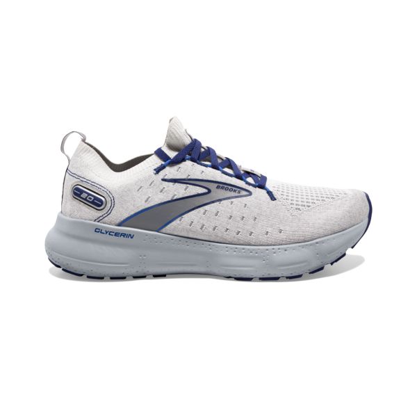 Brooks Glycerin StealthFit 20 Yol Koşu Ayakkabısı Erkek Gri Mavi | Turkey-268039