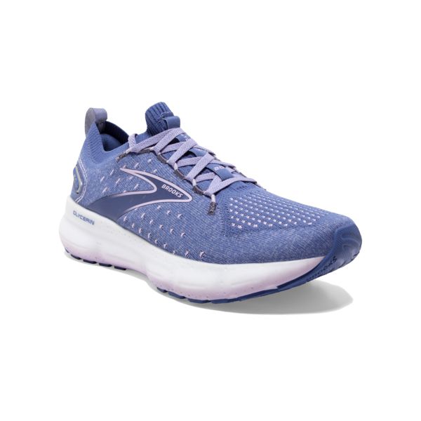 Brooks Glycerin StealthFit 20 Yol Koşu Ayakkabısı Kadın Mavi Beyaz | Turkey-765048