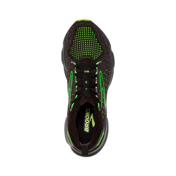 Brooks Glycerin StealthFit 20 Yol Koşu Ayakkabısı Erkek Siyah Yeşil | Turkey-853279