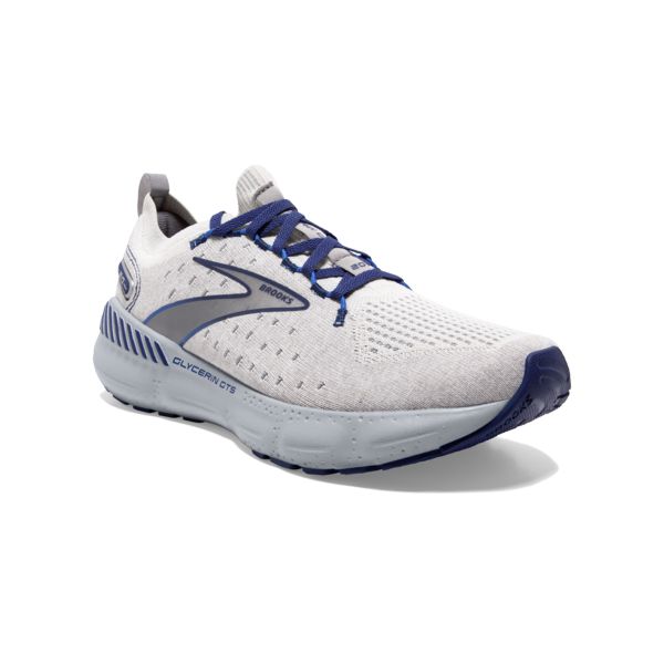 Brooks Glycerin StealthFit GTS 20 Yol Koşu Ayakkabısı Erkek Gri Mavi | Turkey-76514