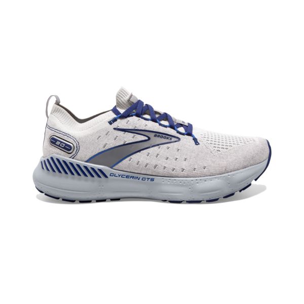 Brooks Glycerin StealthFit GTS 20 Yol Koşu Ayakkabısı Erkek Gri Mavi | Turkey-76514