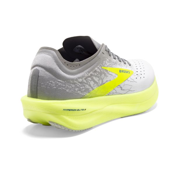 Brooks Hyperion Elite 2 Yol Koşu Ayakkabısı Erkek Beyaz Gümüş Sarı | Turkey-370159