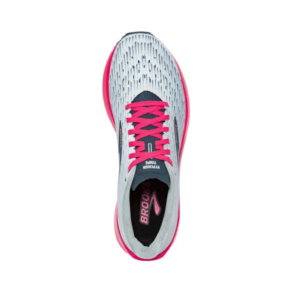 Brooks Hyperion Tempo Yol Koşu Ayakkabısı Kadın Gri Lacivert Pembe | Turkey-158730