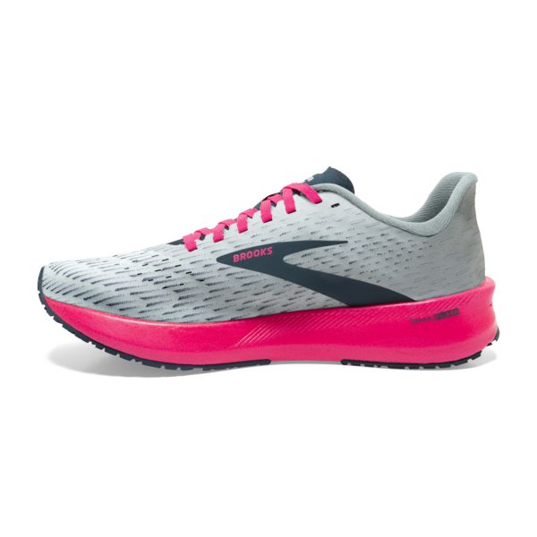 Brooks Hyperion Tempo Yol Koşu Ayakkabısı Kadın Gri Lacivert Pembe | Turkey-158730