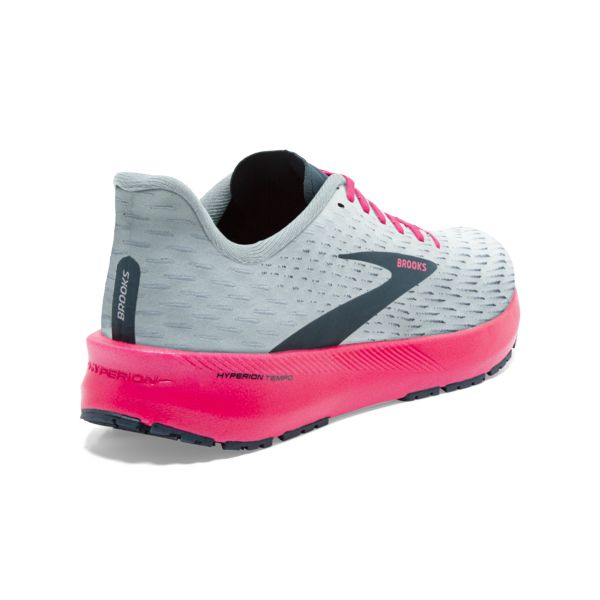 Brooks Hyperion Tempo Yol Koşu Ayakkabısı Kadın Gri Lacivert Pembe | Turkey-158730