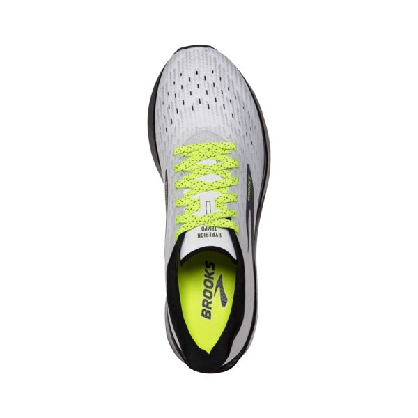 Brooks Hyperion Tempo Yol Koşu Ayakkabısı Erkek Beyaz Sarı Siyah | Turkey-563197