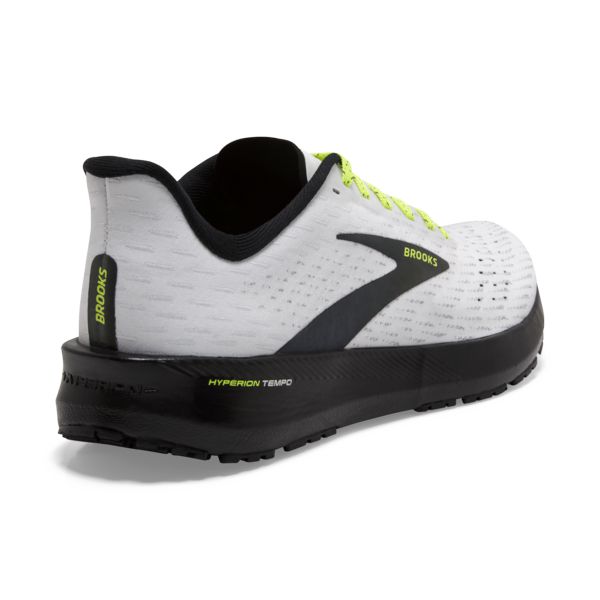 Brooks Hyperion Tempo Yol Koşu Ayakkabısı Erkek Beyaz Sarı Siyah | Turkey-563197