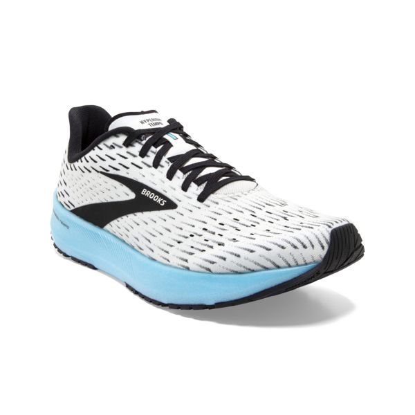 Brooks Hyperion Tempo Yol Koşu Ayakkabısı Kadın Beyaz Siyah Mavi | Turkey-568037