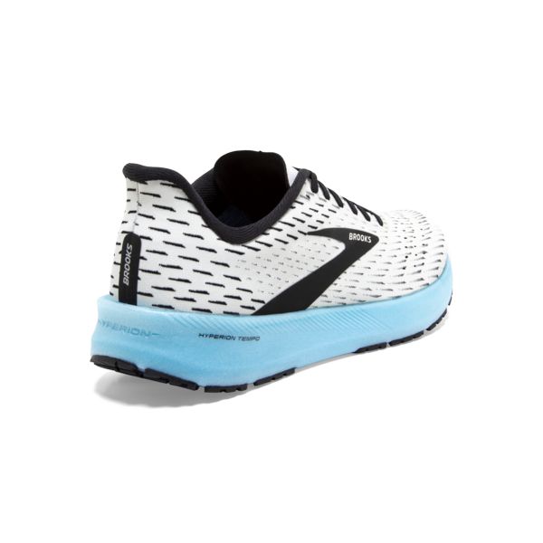 Brooks Hyperion Tempo Yol Koşu Ayakkabısı Kadın Beyaz Siyah Mavi | Turkey-568037