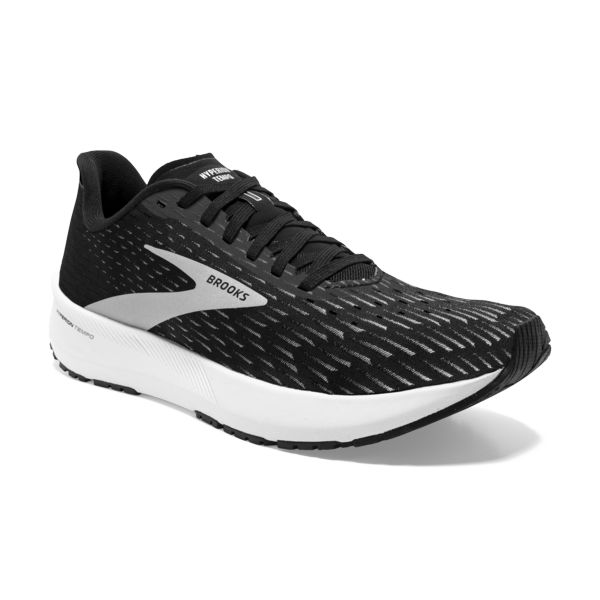 Brooks Hyperion Tempo Yol Koşu Ayakkabısı Kadın Siyah Gümüş Beyaz | Turkey-601253