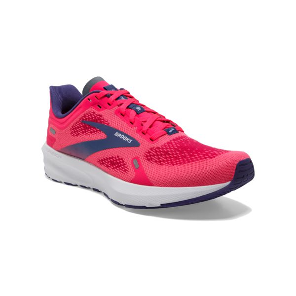 Brooks Launch 9 Yol Koşu Ayakkabısı Kadın Pembe Mavi Beyaz | Turkey-617294