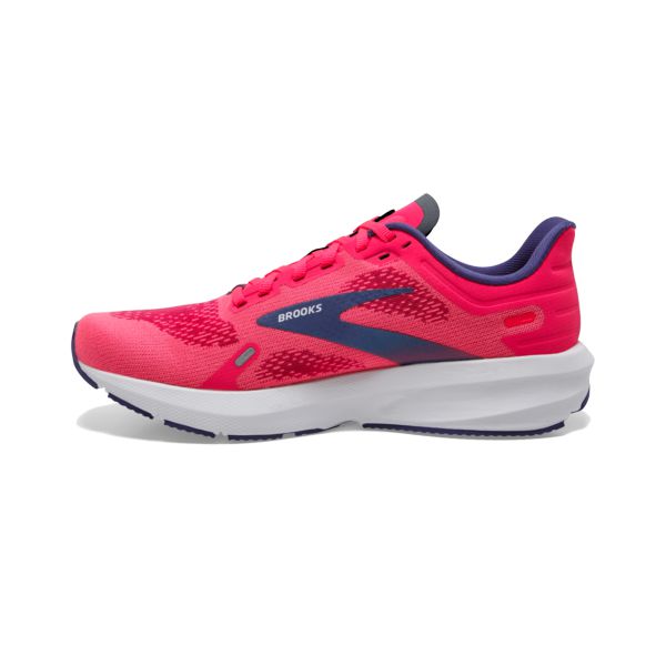 Brooks Launch 9 Yol Koşu Ayakkabısı Kadın Pembe Mavi Beyaz | Turkey-617294