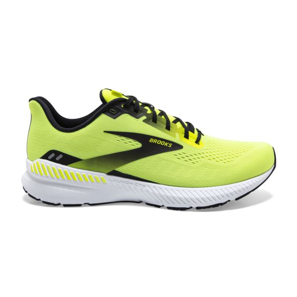 Brooks Launch GTS 8 Yol Koşu Ayakkabısı Erkek Sarı Siyah Beyaz | Turkey-102346