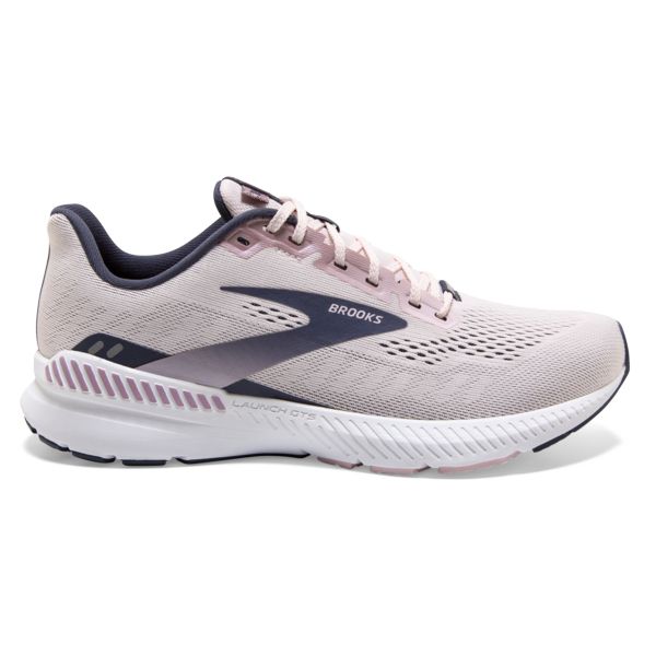 Brooks Launch GTS 8 Yol Koşu Ayakkabısı Kadın Pembe Lacivert Beyaz | Turkey-730965