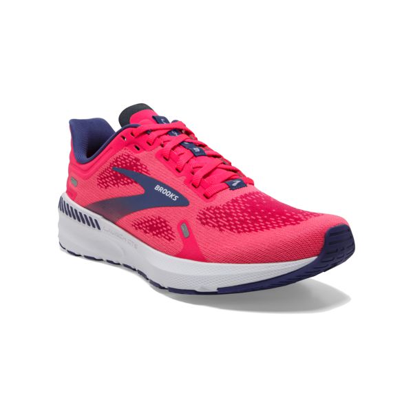 Brooks Launch GTS 9 Yol Koşu Ayakkabısı Kadın Pembe Mavi Beyaz | Turkey-685329