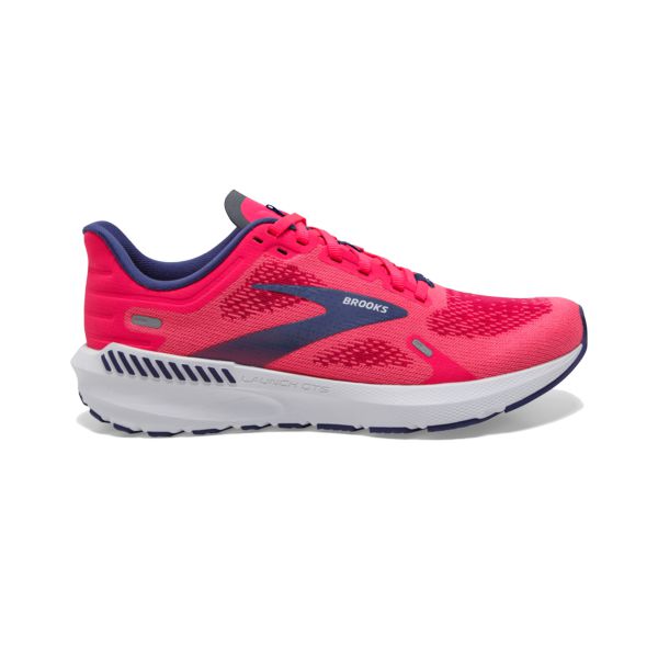 Brooks Launch GTS 9 Yol Koşu Ayakkabısı Kadın Pembe Mavi Beyaz | Turkey-685329