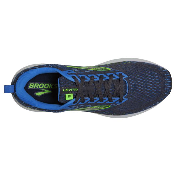 Brooks Levitate 5 Yol Koşu Ayakkabısı Erkek Mavi Yeşil Beyaz | Turkey-37594