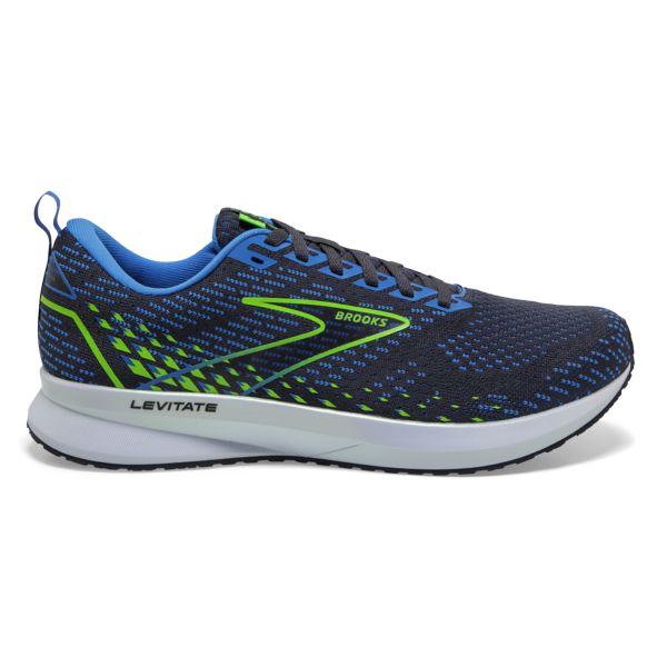 Brooks Levitate 5 Yol Koşu Ayakkabısı Erkek Mavi Yeşil Beyaz | Turkey-37594