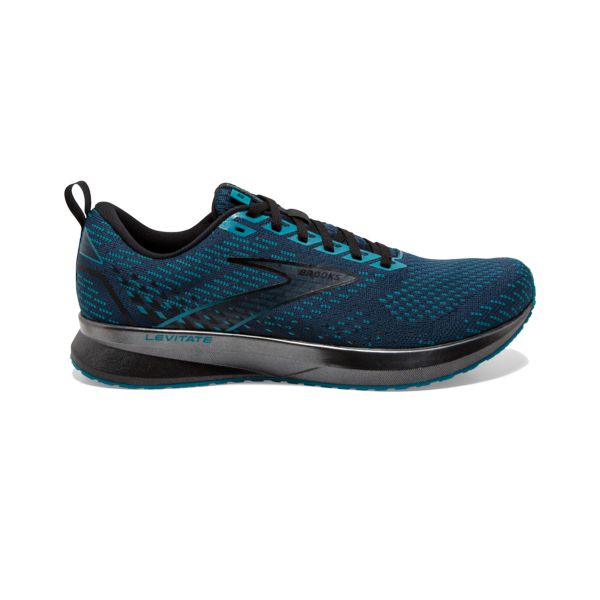 Brooks Levitate 5 Yol Koşu Ayakkabısı Erkek Lacivert Yeşil Siyah | Turkey-753416