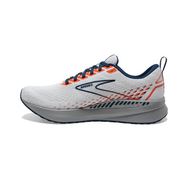 Brooks Levitate GTS 5 Yol Koşu Ayakkabısı Erkek Beyaz Mavi Turuncu | Turkey-128674