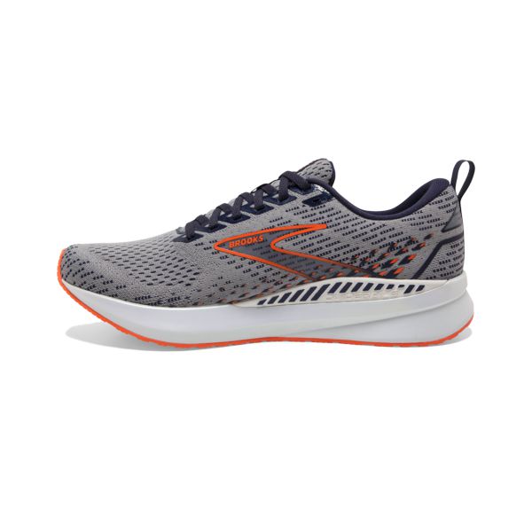 Brooks Levitate GTS 5 Yol Koşu Ayakkabısı Erkek Gri Turuncu Beyaz | Turkey-859102