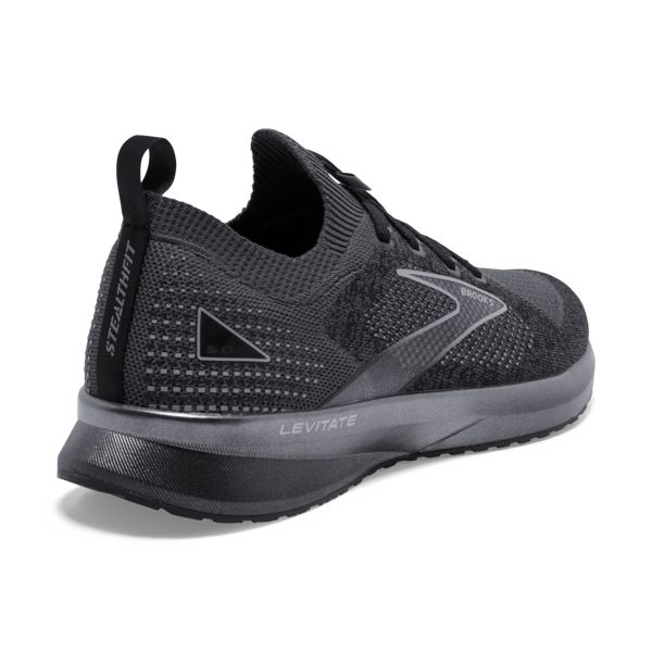 Brooks Levitate StealthFit 5 Yol Koşu Ayakkabısı Erkek Siyah Gri | Turkey-543160