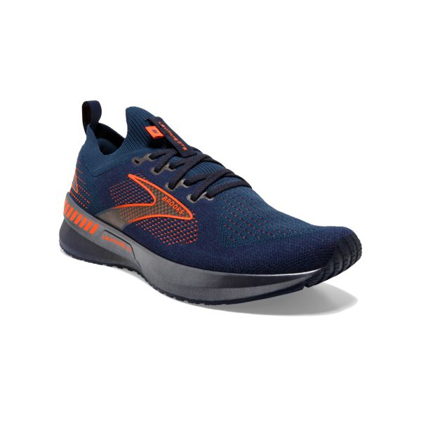 Brooks Levitate StealthFit GTS 5 Yol Koşu Ayakkabısı Erkek Lacivert Turuncu | Turkey-473062