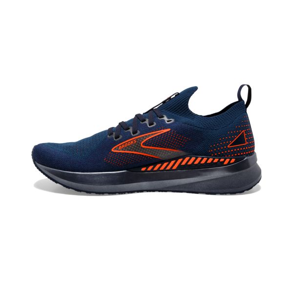 Brooks Levitate StealthFit GTS 5 Yol Koşu Ayakkabısı Erkek Lacivert Turuncu | Turkey-473062