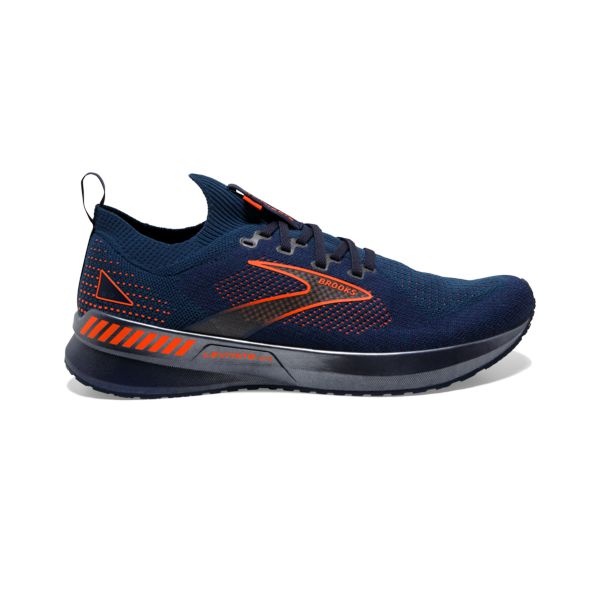 Brooks Levitate StealthFit GTS 5 Yol Koşu Ayakkabısı Erkek Lacivert Turuncu | Turkey-473062