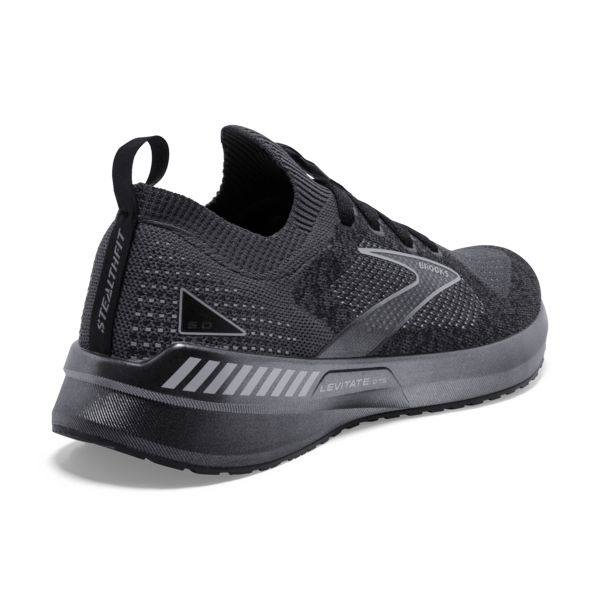 Brooks Levitate StealthFit GTS 5 Yol Koşu Ayakkabısı Erkek Siyah Gri | Turkey-579640