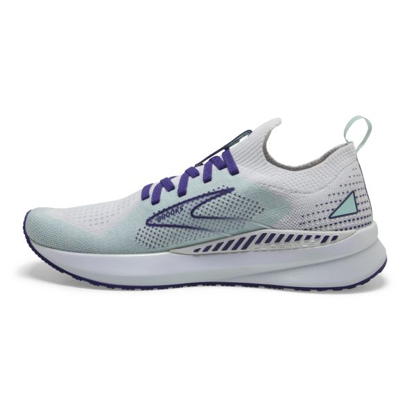 Brooks Levitate StealthFit GTS 5 Yol Koşu Ayakkabısı Kadın Beyaz Lacivert Mavi | Turkey-705631