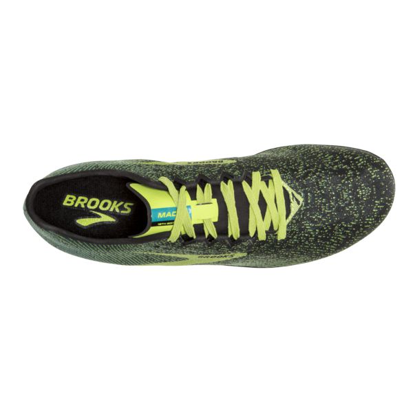 Brooks Mach 19 Spikeless Yarış Ayakkabısı Erkek Siyah Sarı Yeşil | Turkey-196437