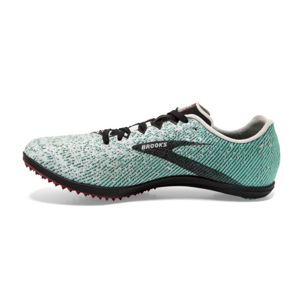 Brooks Mach 19 Spikeless Yarış Ayakkabısı Kadın Gri Siyah Yeşil | Turkey-514806