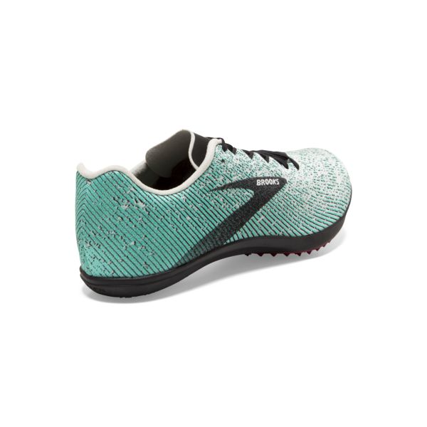 Brooks Mach 19 Spikeless Yarış Ayakkabısı Kadın Gri Siyah Yeşil | Turkey-514806